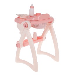 Doll Feeding Set with High Chair and Accessories