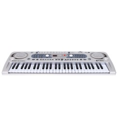 Kids Silver Keyboard 5+ with Microphone and USB