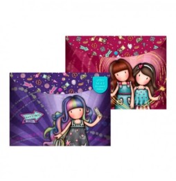 Gorjuss A4 Folder Set - Fairground Fireworks Up and Away