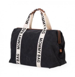 Childhome Signature Black Mommy Bag