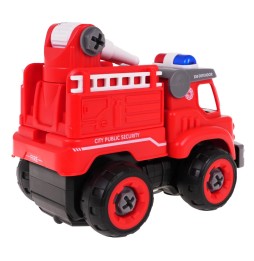 Disassembled Fire Truck with Accessories for Kids