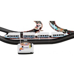 Kids 2-in-1 Racing Track and Train