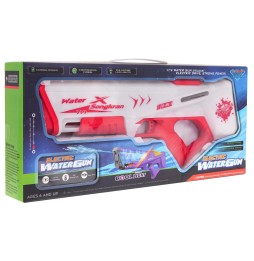 Red Water Gun with Light for Kids