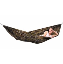 Hamak turystyczny travel set camouflage 275x140cm