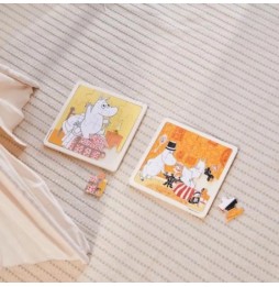 Wooden Puzzle 16 pcs Moomins - Mischief Before Sleep