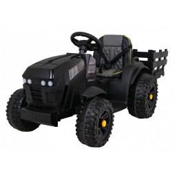 Black Titanium Tractor with Trailer - Toy