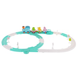 Dino Train Set with Tracks - 33 Pieces for Kids