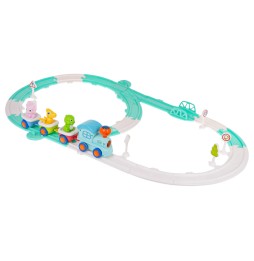 Dino Train Set with Tracks - 33 Pieces for Kids