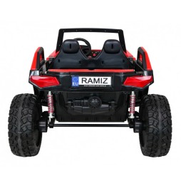 Buggy Clash 4x4 pentru copii, roșu cu telecomandă