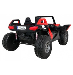 Buggy Clash 4x4 pentru copii, roșu cu telecomandă