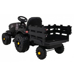 Black Titanium Tractor with Trailer - Toy