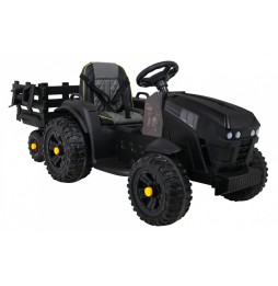 Black Titanium Tractor with Trailer - Toy