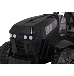 Black Titanium Tractor with Trailer - Toy