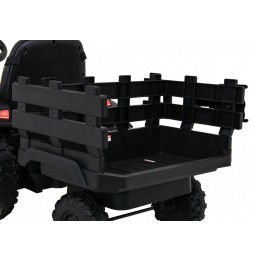 Black Titanium Tractor with Trailer - Toy