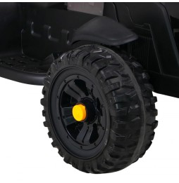 Black Titanium Tractor with Trailer - Toy