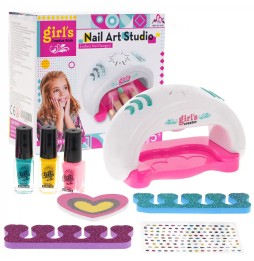 Nail Painting Set for Kids 5+ with Dryer