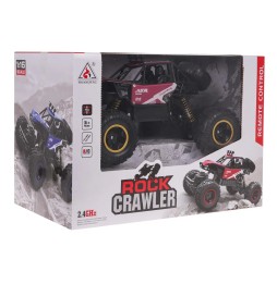 Crawler monster rock r/c 1:16 czerwony - zabawka zdalnie sterowana