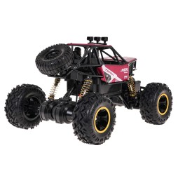 Crawler monster rock r/c 1:16 czerwony - zabawka zdalnie sterowana