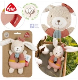 Bunny Rattle Plush Toy - Nature 3 Collection