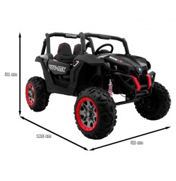 Buggy SuperStar copii negru 4x4