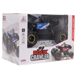 Crawler monster rock r/c 1:16 albastru - control de distanță