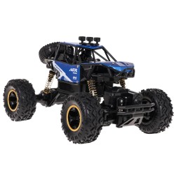 Crawler monster rock r/c 1:16 albastru - control de distanță