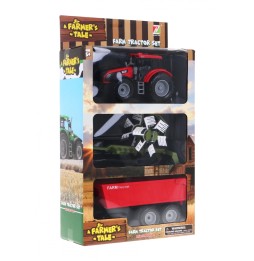 Tractor cu remorcă pentru răsturnarea fânului 3+