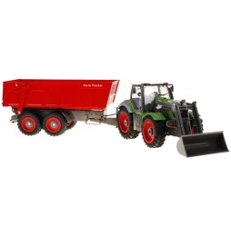 Remote-Controlled Tractor with Trailer for Kids 3+