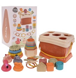 Toy Set with Shape Sorter - 32 Pieces