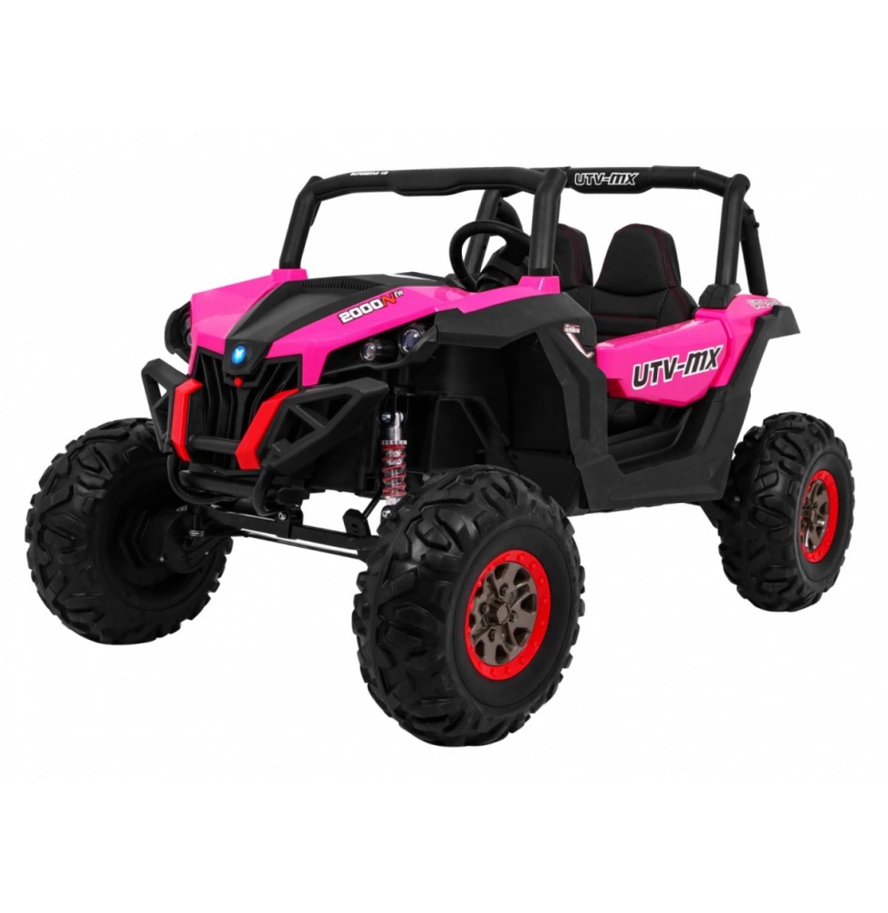 Buggy SuperStar roz 4x4 pentru copii