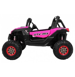 Buggy SuperStar roz 4x4 pentru copii