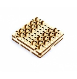 3D Wooden.City Travel Game - Checkers