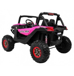 Buggy SuperStar roz 4x4 pentru copii