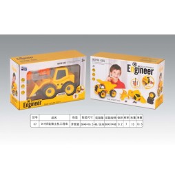 Excavator pentru copii 3+ cu un set de unelte