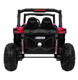 Buggy SuperStar roz 4x4 pentru copii