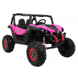 Buggy SuperStar roz 4x4 pentru copii