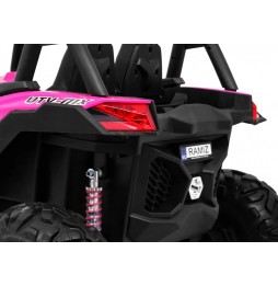 Buggy SuperStar roz 4x4 pentru copii