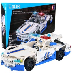 CaDA 430 PCS Technical Blocks Remote Police Car