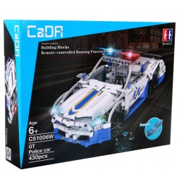 CaDA 430 PCS Technical Blocks Remote Police Car