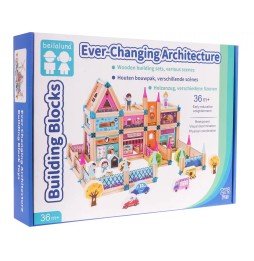 Wooden Princess House for Kids 3+ with Blocks