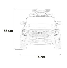 Vehicul ford ranger lift galben - mașină controlată