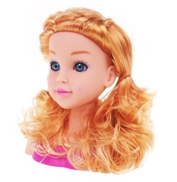 Blonde Styling Head with Accessories for Kids