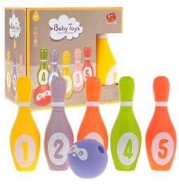 Set de popice cu minge pentru copii 6m+