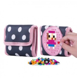 PIXIE CREW Wallet with Creative Panel, Pink