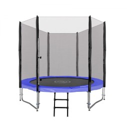 Trampolina ogrodowa 244cm z siatką i drabinką - Skylight