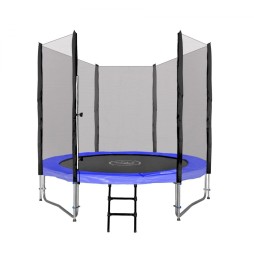 244cm Garden Trampoline with Net and Ladder - Skylight