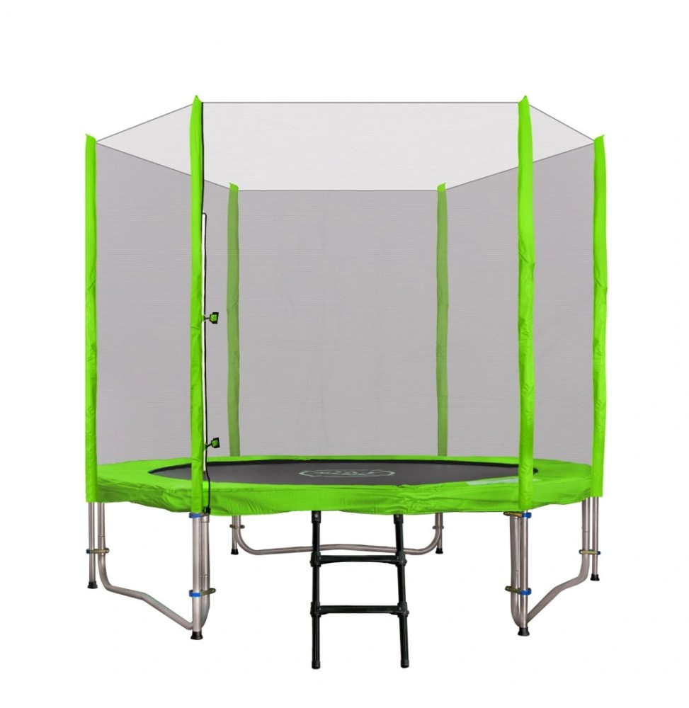 SkyRamiz 244cm Garden Trampoline with Accessories