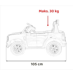 Blue Ford Ranger Lift Vehicle for Kids