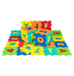 Mata puzzle z cyframi i literami dla dzieci 10m+