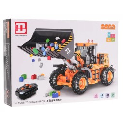 Bulldozer Block Set 653 Pieces